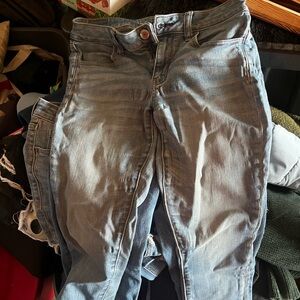American Eagle Outfitters Light Blue Skinny Jeans